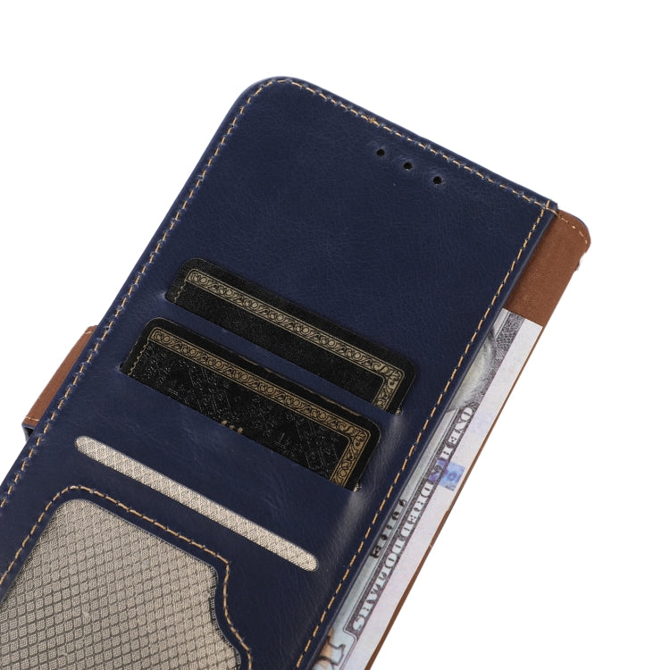 For Samsung Galaxy S24 Ultra Crazy Horse Top Layer Cowhide Leather Phone Case(Blue) - Galaxy S24 Ultra 5G Cases by PMC Jewellery | Online Shopping South Africa | PMC Jewellery | Buy Now Pay Later Mobicred