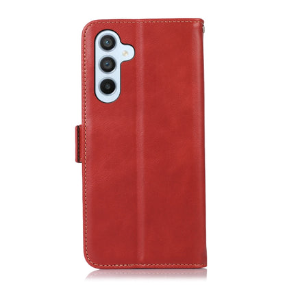 For Samsung Galaxy S24 Crazy Horse Top Layer Cowhide Leather Phone Case(Red) - Galaxy S24 5G Cases by PMC Jewellery | Online Shopping South Africa | PMC Jewellery | Buy Now Pay Later Mobicred