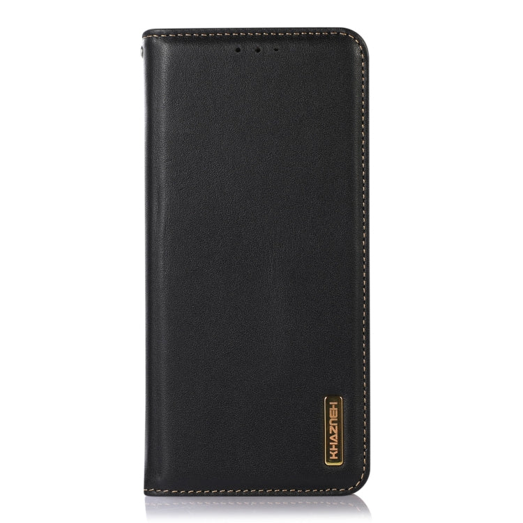 For Samsung Galaxy S24 Ultra KHAZNEH Nappa Top Layer Cowhide Leather Phone Case(Black) - Galaxy Phone Cases by PMC Jewellery | Online Shopping South Africa | PMC Jewellery | Buy Now Pay Later Mobicred