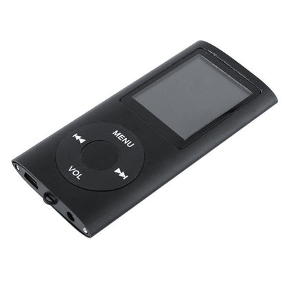 1.8 inch TFT Screen Metal MP4 Player With Earphone+Cable(Black) - MP4 Player by PMC Jewellery | Online Shopping South Africa | PMC Jewellery | Buy Now Pay Later Mobicred