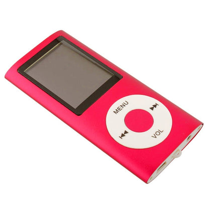 1.8 inch TFT Screen Metal MP4 Player With Earphone+Cable(Red) - MP4 Player by PMC Jewellery | Online Shopping South Africa | PMC Jewellery | Buy Now Pay Later Mobicred