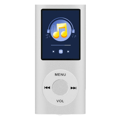 1.8 inch TFT Screen Metal MP4 Player With Earphone+Cable(Silver) - MP4 Player by PMC Jewellery | Online Shopping South Africa | PMC Jewellery | Buy Now Pay Later Mobicred