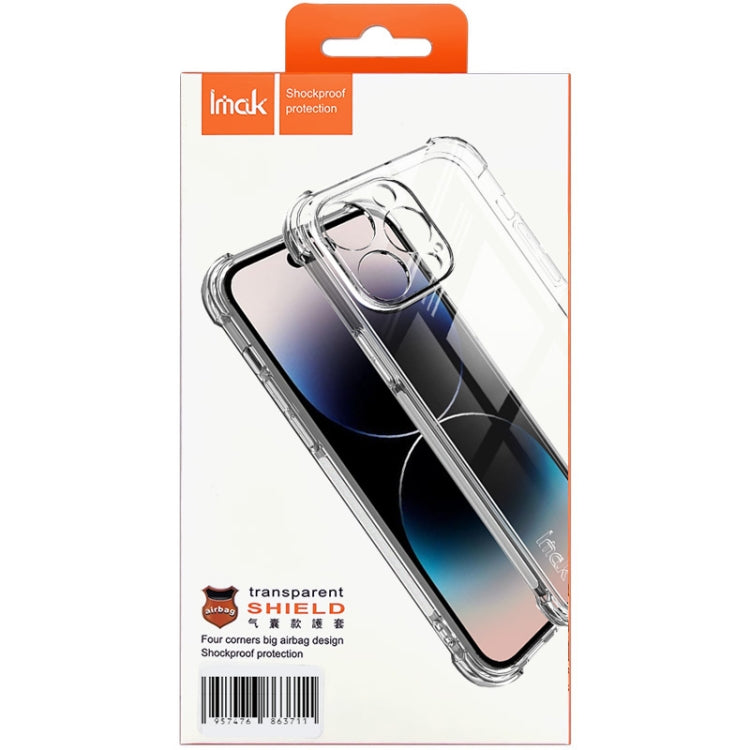 For Nokia G42 5G imak Shockproof Airbag TPU Phone Case(Transparent) - Nokia Cases by imak | Online Shopping South Africa | PMC Jewellery | Buy Now Pay Later Mobicred