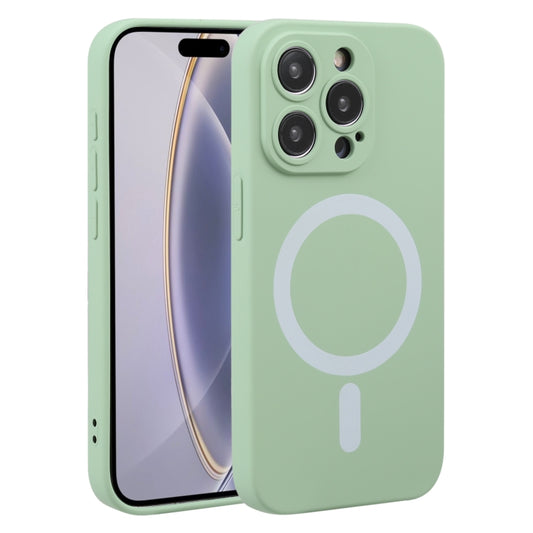 For iPhone 16 Pro Max Liquid Silicone Magsafe Phone Case(Green) - iPhone 16 Pro Max Cases by PMC Jewellery | Online Shopping South Africa | PMC Jewellery | Buy Now Pay Later Mobicred