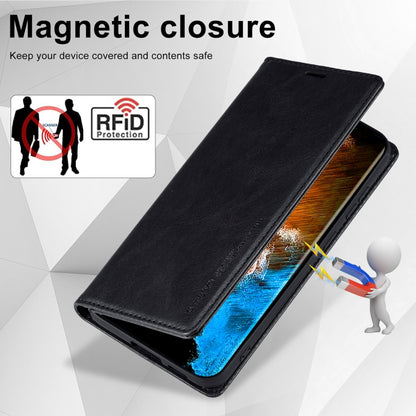 For Samsung Galaxy S24 LC.IMEEKE RFID Anti-theft Leather Phone Case(Black) - Galaxy S24 5G Cases by LC.IMEEKE | Online Shopping South Africa | PMC Jewellery | Buy Now Pay Later Mobicred