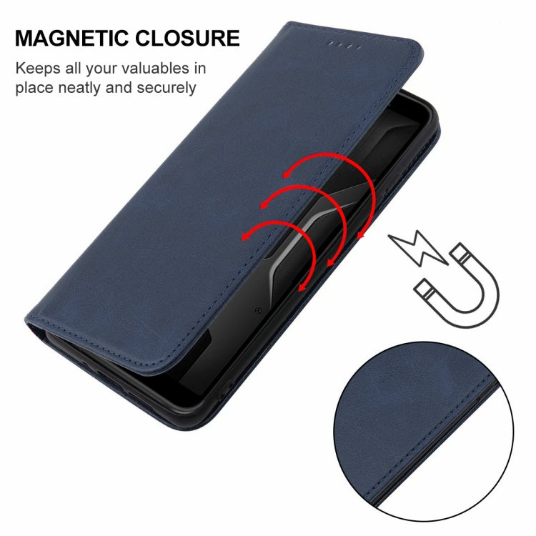 For Ulefone Armor X12 Magnetic Closure Leather Phone Case(Blue) - Ulefone Cases by PMC Jewellery | Online Shopping South Africa | PMC Jewellery | Buy Now Pay Later Mobicred