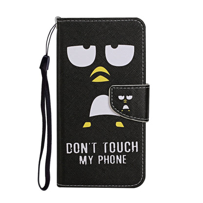 For iPhone 16 Pro 3D Colored Drawing Flip Leather Phone Case(Penguins) - iPhone 16 Pro Cases by PMC Jewellery | Online Shopping South Africa | PMC Jewellery | Buy Now Pay Later Mobicred