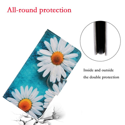 For iPhone 16 Plus 3D Colored Drawing Flip Leather Phone Case(Daisy) - iPhone 16 Plus Cases by PMC Jewellery | Online Shopping South Africa | PMC Jewellery | Buy Now Pay Later Mobicred