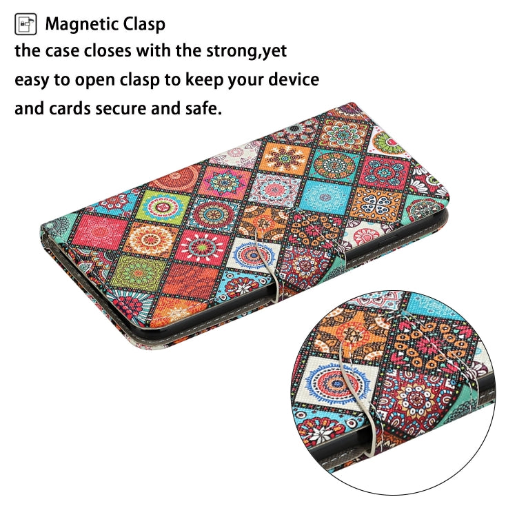 For iPhone 16 3D Colored Drawing Flip Leather Phone Case(Ethnic Totem) - iPhone 16 Cases by PMC Jewellery | Online Shopping South Africa | PMC Jewellery | Buy Now Pay Later Mobicred