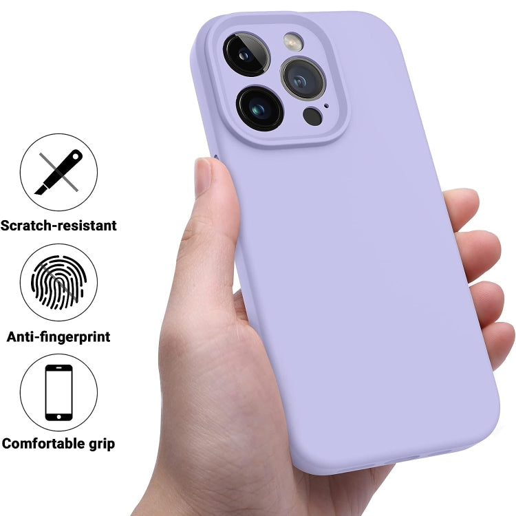 For iPhone 14 Pro Max LK MagSafe Magnetic Silicone Phone Case(Purple) - iPhone 14 Pro Max Cases by PMC Jewellery | Online Shopping South Africa | PMC Jewellery