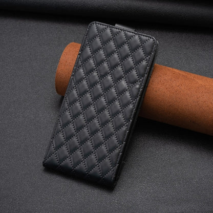 For Xiaomi 13 Lite / Civi 2 Diamond Lattice Vertical Flip Leather Phone Case(Black) - 13 Lite Cases by PMC Jewellery | Online Shopping South Africa | PMC Jewellery | Buy Now Pay Later Mobicred