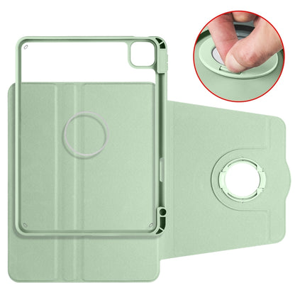 For iPad Pro 11 2024 Acrylic 360 Rotation Detachable Leather Tablet Case(Green) - iPad Pro 11 2024 Cases by PMC Jewellery | Online Shopping South Africa | PMC Jewellery | Buy Now Pay Later Mobicred