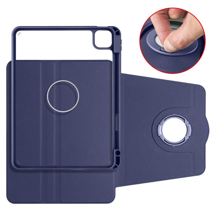 For iPad Pro 13 2024 Acrylic 360 Rotation Detachable Leather Tablet Case(Dark Blue) - iPad Pro 13 2024 Cases by PMC Jewellery | Online Shopping South Africa | PMC Jewellery | Buy Now Pay Later Mobicred