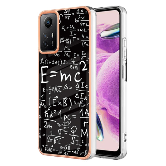 Xiaomi Redmi Note 12S 4G Electroplating Marble Dual-side IMD Phone Case(Equation) - Xiaomi Cases by PMC Jewellery | Online Shopping South Africa | PMC Jewellery | Buy Now Pay Later Mobicred