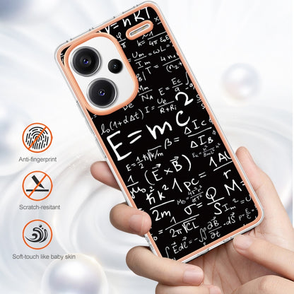 For Xiaomi Redmi Note 13 Pro+ 5G Electroplating Marble Dual-side IMD Phone Case(Equation) - Note 13 Pro+ Cases by PMC Jewellery | Online Shopping South Africa | PMC Jewellery | Buy Now Pay Later Mobicred