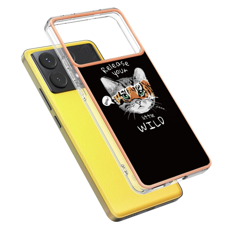 For Xiaomi Poco X6 Pro / Redmi K70E Electroplating Marble Dual-side IMD Phone Case(Natural Growth) - K70E Cases by PMC Jewellery | Online Shopping South Africa | PMC Jewellery | Buy Now Pay Later Mobicred