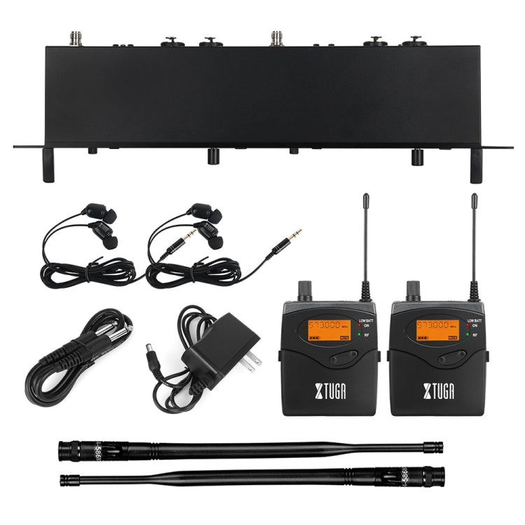 XTUGA RW2080 UHF Wireless Stage Singer In-Ear Monitor System 8 BodyPacks(UK Plug) - Microphone by XTUGA | Online Shopping South Africa | PMC Jewellery | Buy Now Pay Later Mobicred