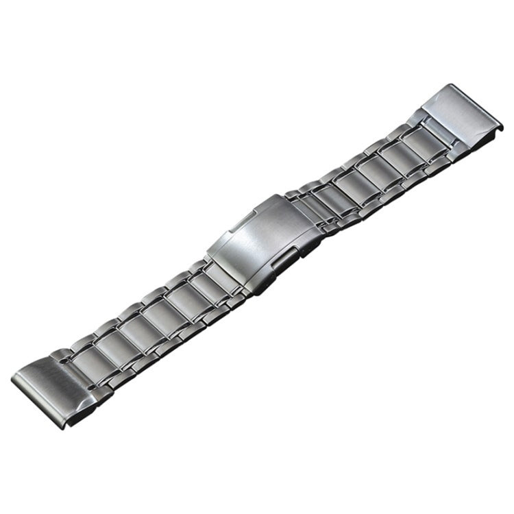 For Garmin Tactix 7 Pro/Fenix 7X/6X Pro 26mm Quick Release Five Bead Titanium Steel Watch Band(Silver) - Watch Bands by PMC Jewellery | Online Shopping South Africa | PMC Jewellery