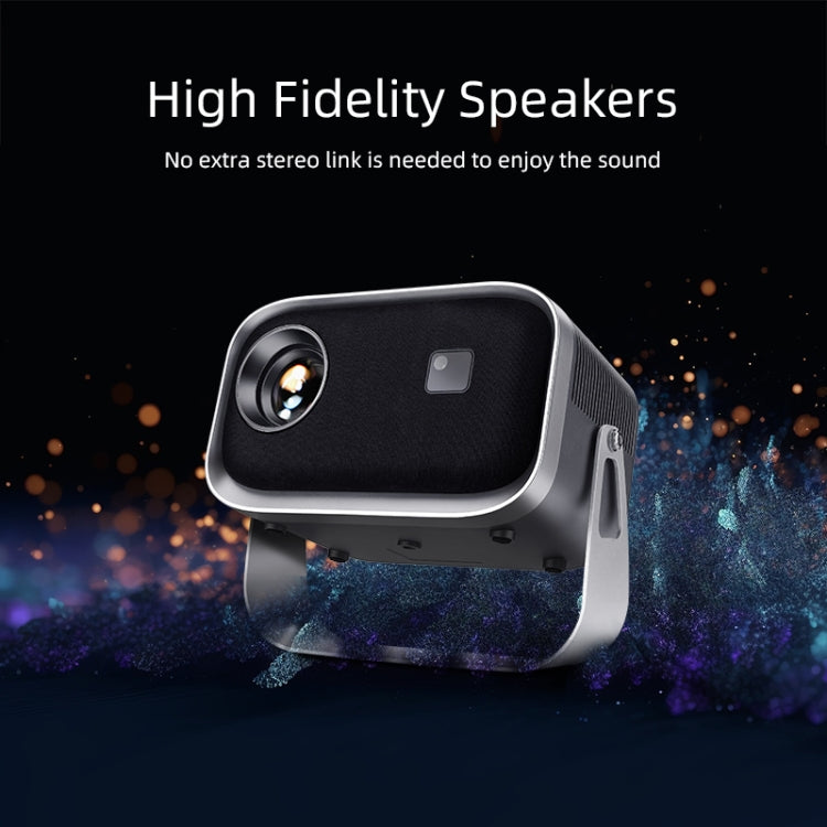 AUN A003 1280x720P 150 Lumens Same Screen Version Portable Home Theater LED HD Digital Projector, AU Plug(Grey) - LED Projector by AUN | Online Shopping South Africa | PMC Jewellery | Buy Now Pay Later Mobicred