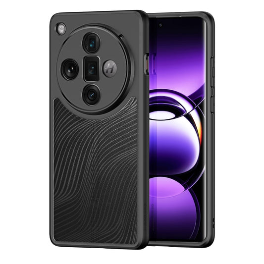 For OPPO Find X7 Ultra DUX DUCIS Aimo Series Frosted Feel Phone Case(Black) - Find X7 Ultra Cases by DUX DUCIS | Online Shopping South Africa | PMC Jewellery | Buy Now Pay Later Mobicred