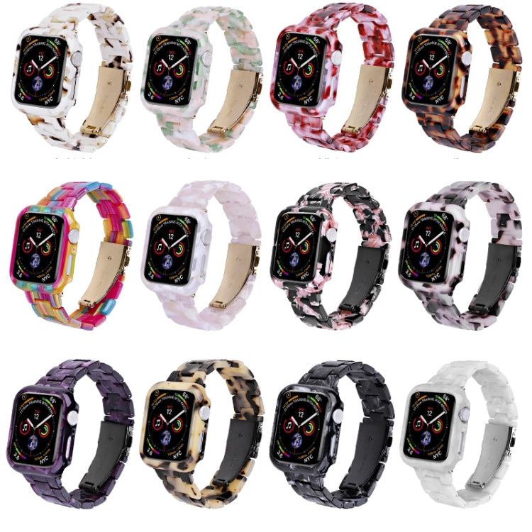 For Apple Watch Ultra 2 / Ultra 49mm Printed Resin PC Watch Band Case Kit(Nougat Color) - Watch Cases by PMC Jewellery | Online Shopping South Africa | PMC Jewellery | Buy Now Pay Later Mobicred