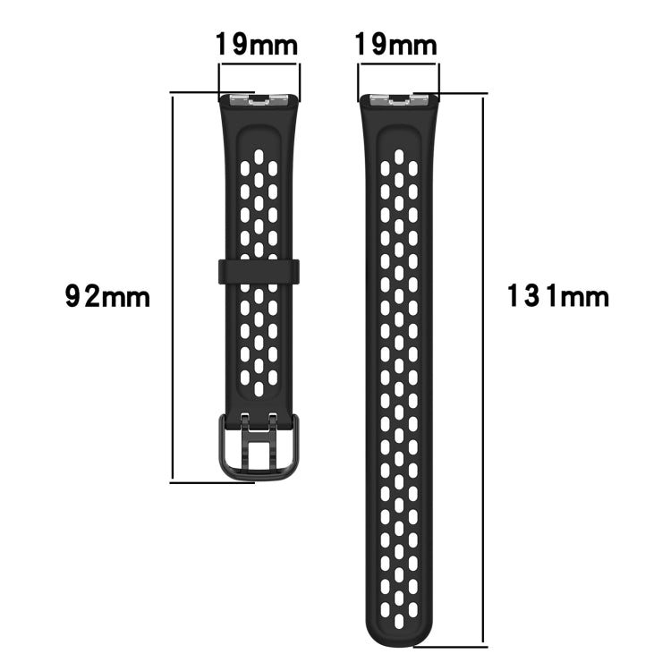 For Huawei Band 8 Solid Color Breathable Silicone Watch Band(Light Blue) - Watch Bands by PMC Jewellery | Online Shopping South Africa | PMC Jewellery