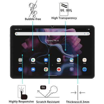 For Blackview Tab 16 Pro 2pcs 9H 0.3mm Explosion-proof Tempered Glass Film - Others by PMC Jewellery | Online Shopping South Africa | PMC Jewellery