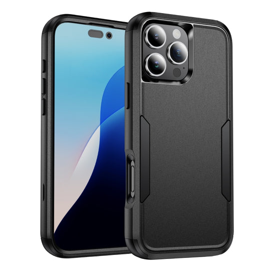 For iPhone 16 Pro Commuter Shockproof TPU + PC Phone Case(Black) - iPhone 16 Pro Cases by PMC Jewellery | Online Shopping South Africa | PMC Jewellery | Buy Now Pay Later Mobicred