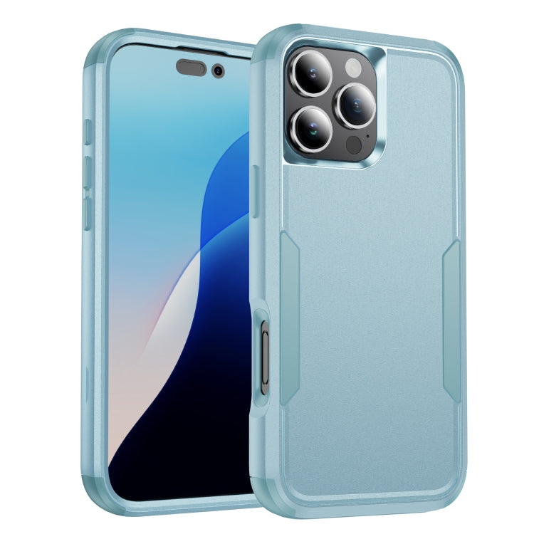 For iPhone 16 Pro Commuter Shockproof TPU + PC Phone Case(Grey Green) - iPhone 16 Pro Cases by PMC Jewellery | Online Shopping South Africa | PMC Jewellery | Buy Now Pay Later Mobicred