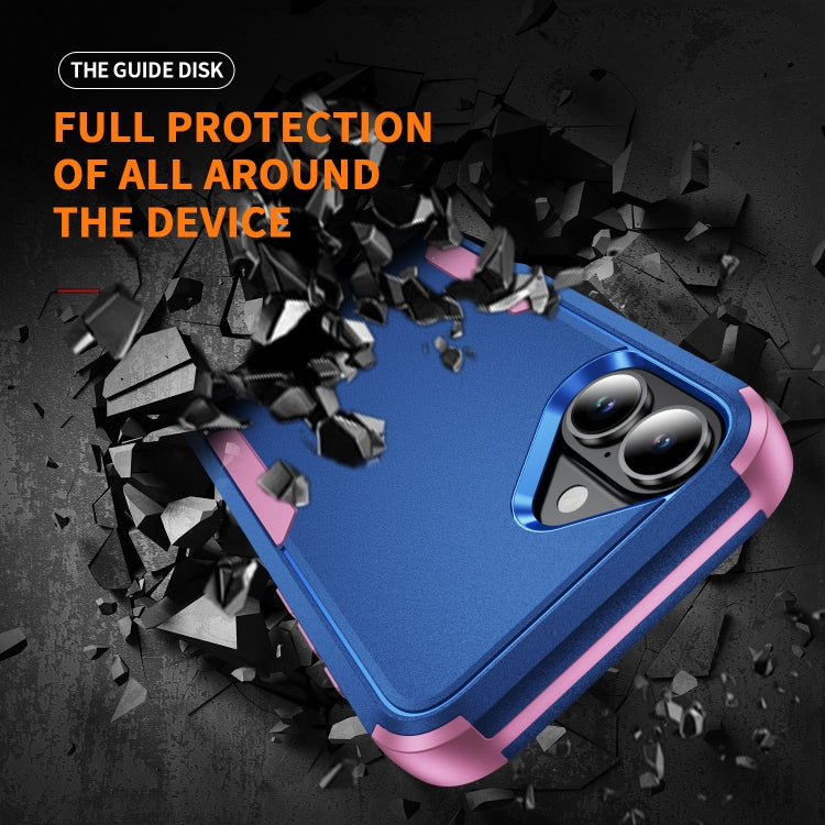 For iPhone 16 Commuter Shockproof TPU + PC Phone Case(Royal Blue+Pink) - iPhone 16 Cases by PMC Jewellery | Online Shopping South Africa | PMC Jewellery | Buy Now Pay Later Mobicred