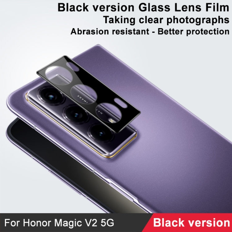 For Honor Magic V2 5G IMAK Rear Camera Lens Glass Film Black Version - For Huawei by imak | Online Shopping South Africa | PMC Jewellery
