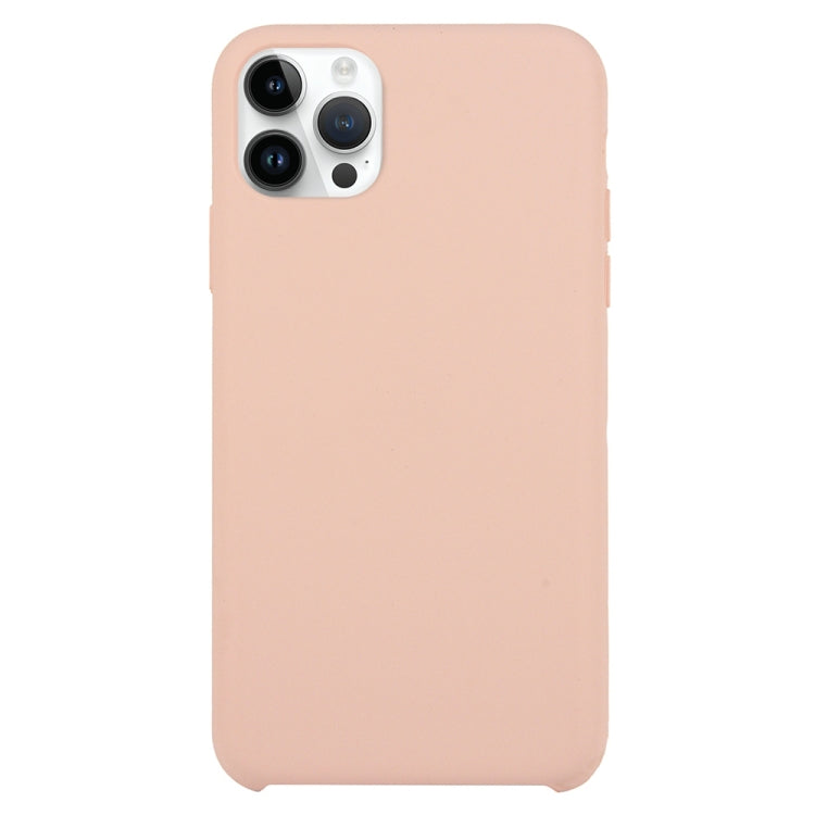 For iPhone 16 Pro Max Solid Silicone Phone Case(Pink) - iPhone 16 Pro Max Cases by PMC Jewellery | Online Shopping South Africa | PMC Jewellery | Buy Now Pay Later Mobicred