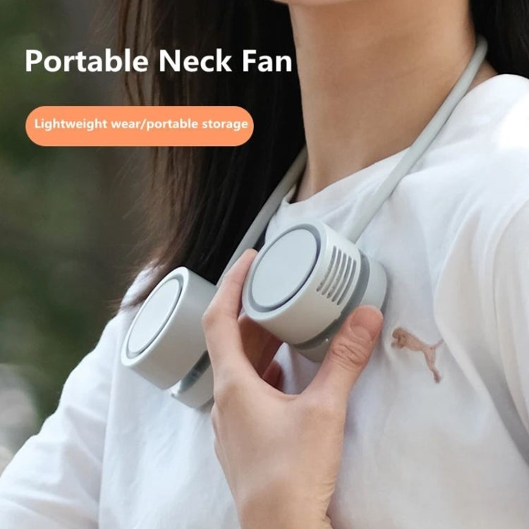 DQ209 Portable Hanging Neck Mute Aroma Diffuser Small Fan(White) - Electric Fans by PMC Jewellery | Online Shopping South Africa | PMC Jewellery | Buy Now Pay Later Mobicred