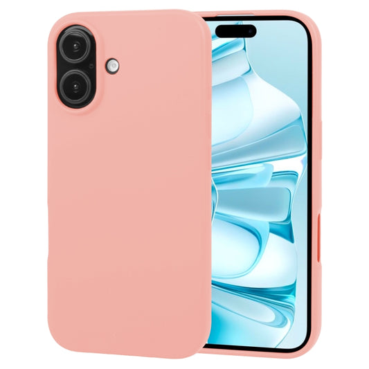 For iPhone 16 Plus GOOSPERY SOFT FEELING Liquid TPU Soft Phone Case(Pink) - iPhone 16 Plus Cases by GOOSPERY | Online Shopping South Africa | PMC Jewellery | Buy Now Pay Later Mobicred