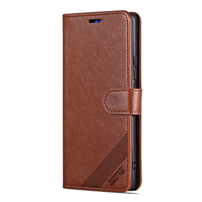 For Huawei Pura 70 AZNS Sheepskin Texture Flip Leather Phone Case(Brown) - Huawei Cases by AZNS | Online Shopping South Africa | PMC Jewellery | Buy Now Pay Later Mobicred