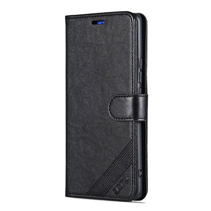 For Huawei Pura 70 AZNS Sheepskin Texture Flip Leather Phone Case(Black) - Huawei Cases by AZNS | Online Shopping South Africa | PMC Jewellery | Buy Now Pay Later Mobicred