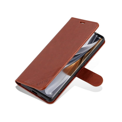 For Huawei Pura 70 Pro / 70 Pro+ AZNS Sheepskin Texture Flip Leather Phone Case(Brown) - Huawei Cases by AZNS | Online Shopping South Africa | PMC Jewellery | Buy Now Pay Later Mobicred