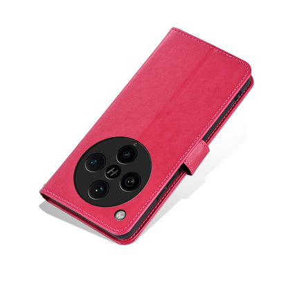 For OPPO Find X8 Pro AZNS Sheepskin Texture Flip Leather Phone Case(Red) - Find X8 Pro Cases by AZNS | Online Shopping South Africa | PMC Jewellery | Buy Now Pay Later Mobicred