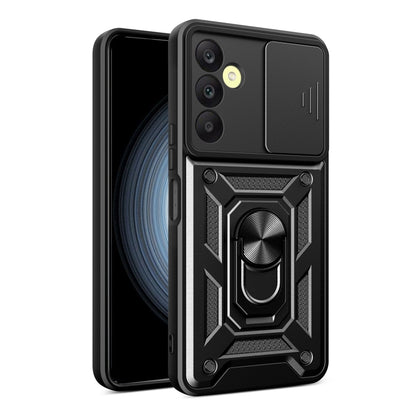 For Samsung Galaxy A25 5G Sliding Camera Cover Design TPU+PC Phone Case(Black) - Galaxy Phone Cases by PMC Jewellery | Online Shopping South Africa | PMC Jewellery