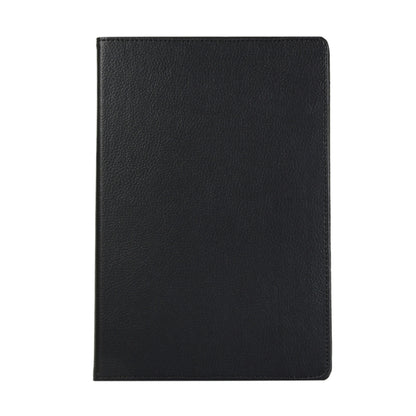 For Samsung Galaxy Tab S9 360 Degrees Rotation Holder Litchi Texture Leather Tablet Case(Black) - Galaxy Tab S9 Cases by PMC Jewellery | Online Shopping South Africa | PMC Jewellery | Buy Now Pay Later Mobicred