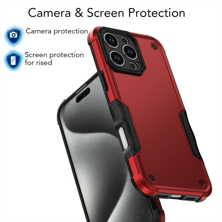 For iPhone 16 Pro Max Non-slip Shockproof Armor Phone Case(Black) - iPhone 16 Pro Max Cases by PMC Jewellery | Online Shopping South Africa | PMC Jewellery | Buy Now Pay Later Mobicred