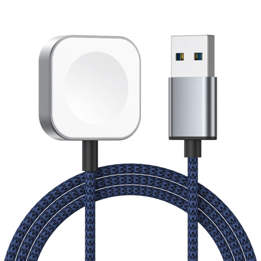 For Apple Watch USB Interface Magnetic Charger(Blue) - Charger / Holder by PMC Jewellery | Online Shopping South Africa | PMC Jewellery | Buy Now Pay Later Mobicred