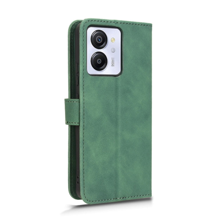 For Blackview Oscal Modern 8 / Color 8 Skin Feel Magnetic Flip Leather Phone Case(Green) - More Brand by PMC Jewellery | Online Shopping South Africa | PMC Jewellery | Buy Now Pay Later Mobicred