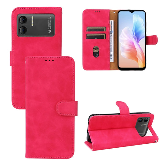For Doogee X98 / X98 Pro Skin Feel Magnetic Flip Leather Phone Case(Rose Red) - More Brand by PMC Jewellery | Online Shopping South Africa | PMC Jewellery | Buy Now Pay Later Mobicred
