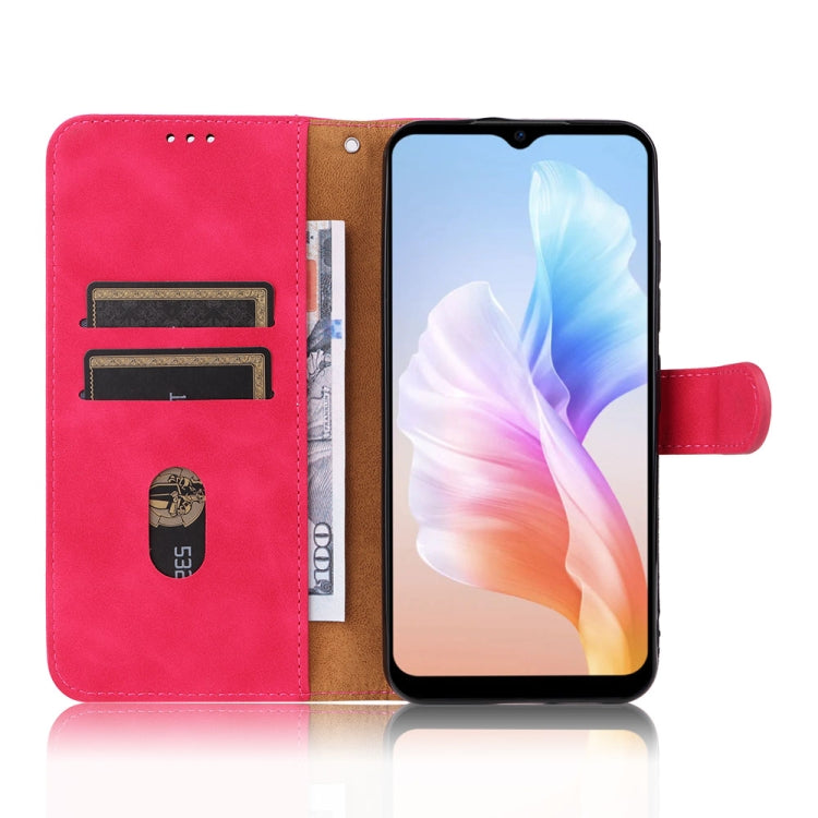 For Doogee X98 / X98 Pro Skin Feel Magnetic Flip Leather Phone Case(Rose Red) - More Brand by PMC Jewellery | Online Shopping South Africa | PMC Jewellery | Buy Now Pay Later Mobicred