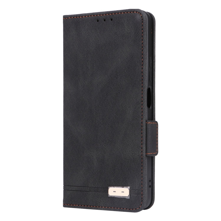 For OPPO A79 5G Magnetic Clasp Leather Phone Case(Black) - OPPO Cases by PMC Jewellery | Online Shopping South Africa | PMC Jewellery