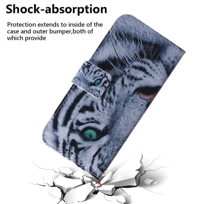 For Honor Magic6 Pro Coloured Drawing Flip Leather Phone Case(Tiger) - Honor Cases by PMC Jewellery | Online Shopping South Africa | PMC Jewellery | Buy Now Pay Later Mobicred