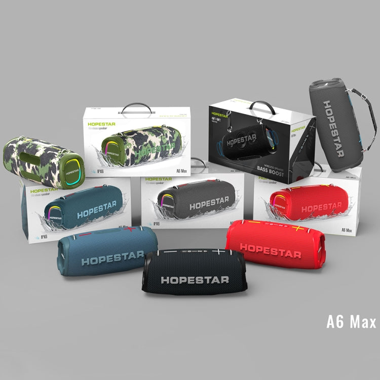 HOPESTAR A6 Max IPX6 Waterproof Outdoor Portable Bluetooth Speaker(Camouflage) - Desktop Speaker by HOPESTAR | Online Shopping South Africa | PMC Jewellery | Buy Now Pay Later Mobicred