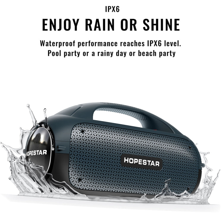 HOPESTAR A50 80W IPX6 Waterproof Portable Bluetooth Speaker Outdoor Subwoofer(Blue) - Desktop Speaker by HOPESTAR | Online Shopping South Africa | PMC Jewellery | Buy Now Pay Later Mobicred