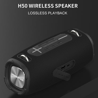 HOPESTAR H50 lPX6 Waterproof Portable Wireless Bluetooth Speaker(Black) - Desktop Speaker by HOPESTAR | Online Shopping South Africa | PMC Jewellery | Buy Now Pay Later Mobicred